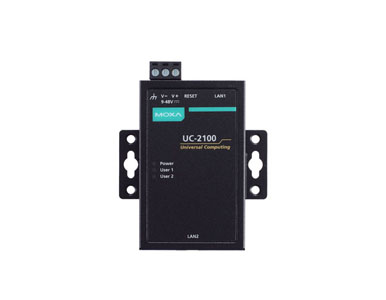 Moxa UC-2102-LX - Mini RISC-based embedded computer with 600 MHz processor and 2 LAN ports. by MOXA