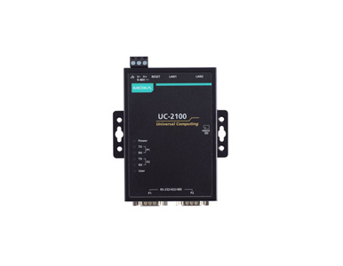 Moxa UC-2112-T-LX - Compact RISC-based embedded computer with 1GHz processor, 2 serial ports, 2 LAN ports (1 Gb Ethernet), micro by MOXA
