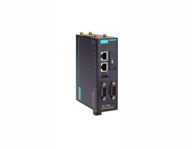 Moxa UC-3121-T-AP-LX - *Discontinued* - Arm-based wireless-enabled DIN-rail industrial computer with wide operating temperature, by MOXA