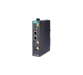 Moxa UC-8112A-ME-T-LX-US - *Discontinued* - Arm-based wireless-enabled DIN-rail industrial computer with wide operating temperat by MOXA