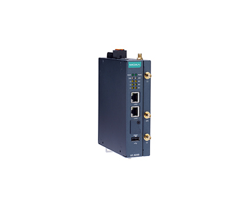 Moxa UC-8210-T-LX-S - Arm-based wireless-enabled DIN-rail industrial computer with wide operating temperature, dual core 1GHz CP by MOXA