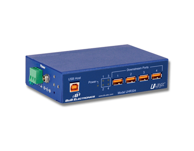 Advantech UHR304 - USB 4 PORT UP/DOWN ISOLATED HUB - 4KV by Advantech