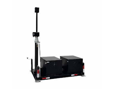 Tycon Systems UPS24-1440-Skid - MobileSolarPro Skid, 12/24/56V OUT, 1440Ah SLA Battery, 17280Wh, Telescope Mast, 5 Port GigE PoE by TYCON SYSTEMS