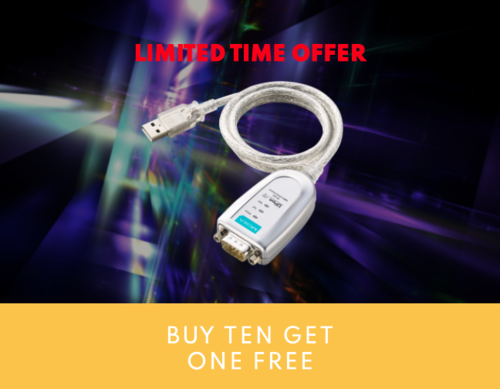 Moxa PROMOTION - UPort 1110 - 1 Port USB-to-Serial Adaptor, RS-232 by MOXA