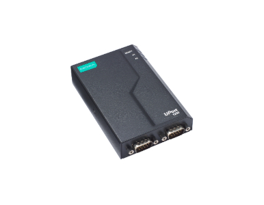 Moxa UPort 1250-G2-T - USB to 2-port RS-232/422/485 serial converter,-40 to 75°C (-40 to 167°F) by MOXA