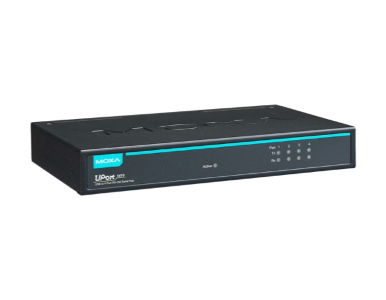 Moxa UPort 1410-G2 - USB to 4-port RS-232 converter, 0 to 60C operating temperature by MOXA