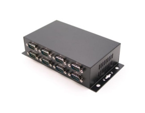 Antaira UTS-408AK - Industrial 8-Port RS-232 to USB 2.0 High Speed Converter with Locking Feature by ANTAIRA