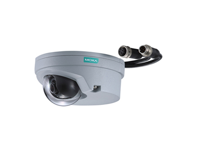 Moxa VPort P06-2L60M-T - EN50155,FHD,H.264/MJPEG IP camera,M12 connector,1 audio input,PoE , 6.0mm Lens,-40 to 70 Degree C by MOXA