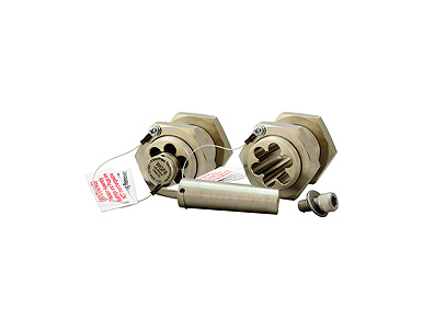 Patton WGF-12 - Waveguide Filter with removable plug for pre-terminated fibers, 27 GHz Cutoff, 12 bores, includes (2) WGN-12 wav by PATTON
