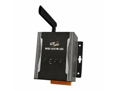 ICP DAS WISE-5231M-4GE - Intelligent IIoT Concentrator (Support 4G Wireless data communication).  Communicable over Modbus TCP/R by ICP DAS