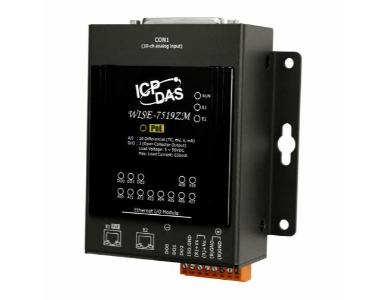 ICP DAS WISE-7519ZM/S2 - 10-channels universal AI, 3-channels DO and 2-port Ethernet Switch with DN-1822 by ICP DAS