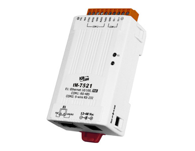 ICP DAS tM-7521 - ICP DAS Tiny addressable serial converter, PoE and 1 RS-232 Port and 1 RS-485 Port (RoHS) by ICP DAS