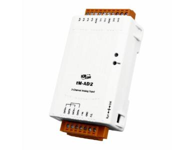 ICP DAS tM-AD2 - 2-channel Isolated Analog Input Module with High Voltage Protection Communicable over Modbus RTU by ICP DAS
